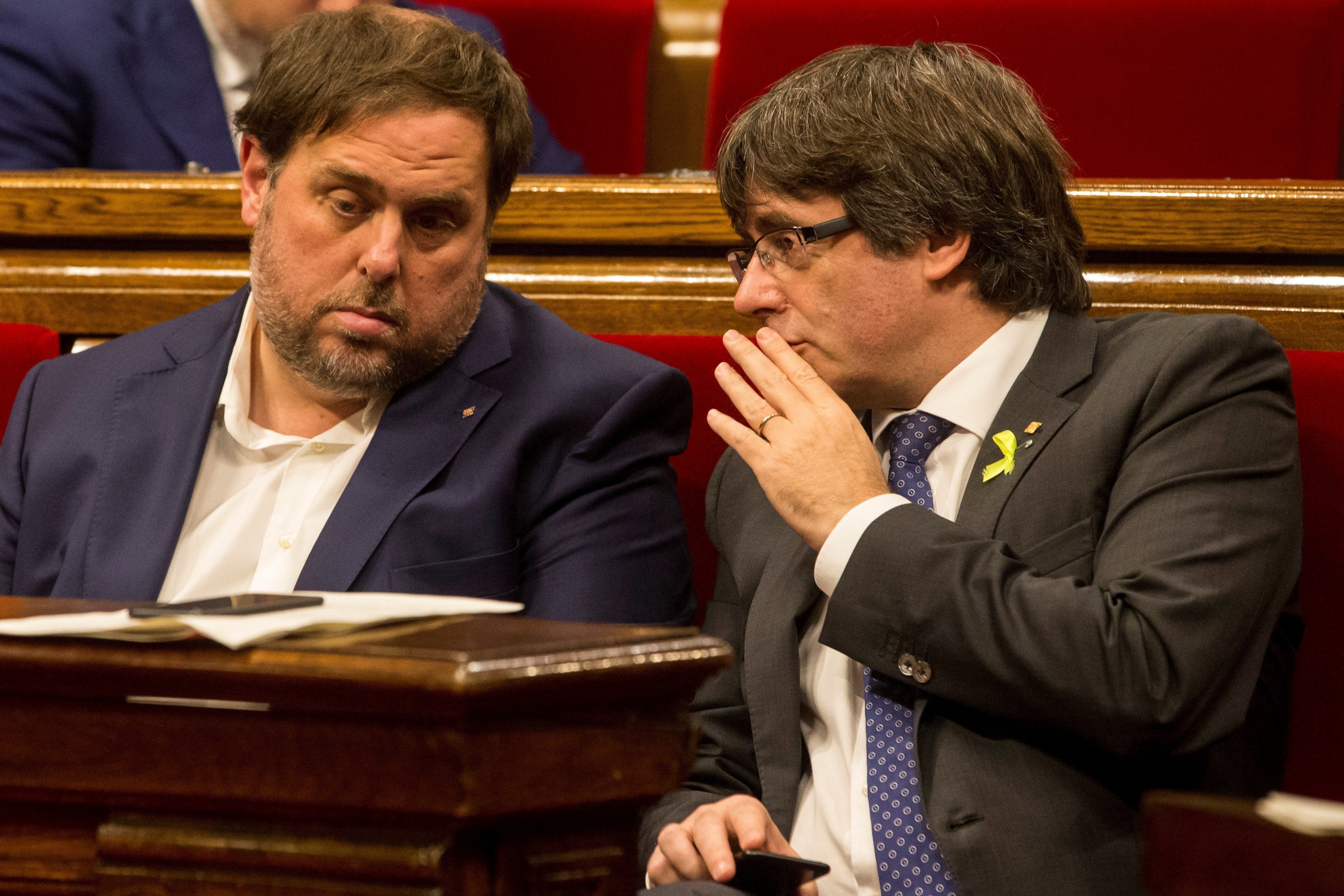Junqueras dice que Puigdemont les avisó de que si se mantenía la DUI podría haber muertos Junqueras dice que Puigdemont les avisó de que si se mantenía la DUI podría haber muertos