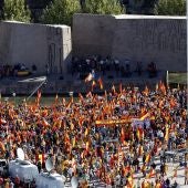 Manifestación por la unidad de España en Colón