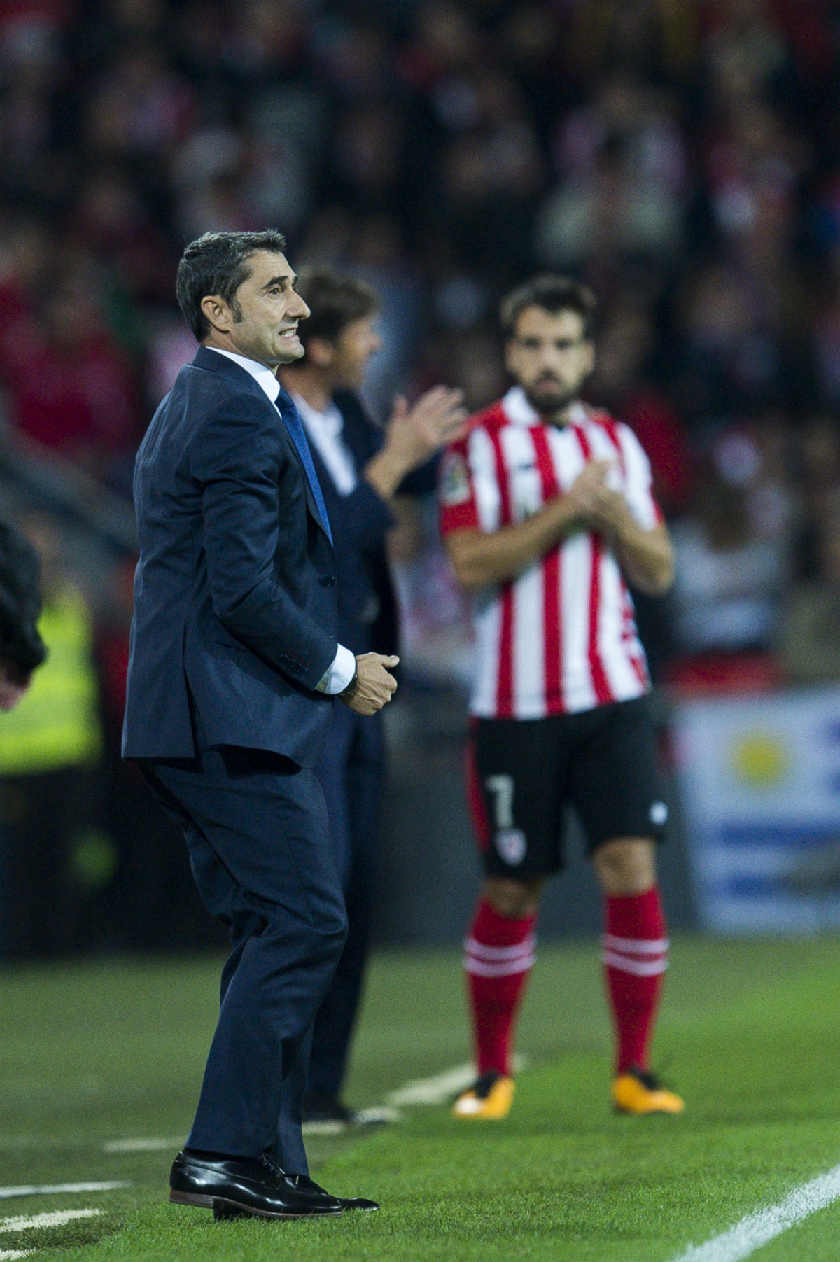 Valverde: "Tenemos la suerte de tener a Messi, pero también tenemos otros muy buenos jugadores" Valverde: "Tenemos la suerte de tener a Messi, pero también tenemos otros muy buenos jugadores"