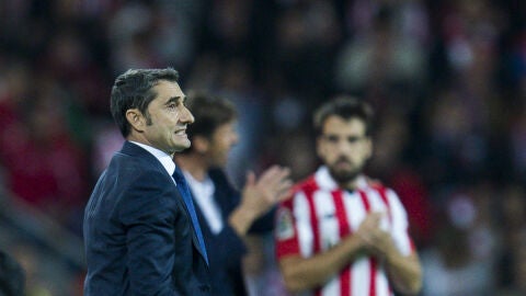 Ernesto Valverde, en San Mam&eacute;s