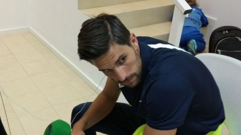 Adri&aacute;n Gonz&aacute;lez, jugador del M&aacute;laga CF.