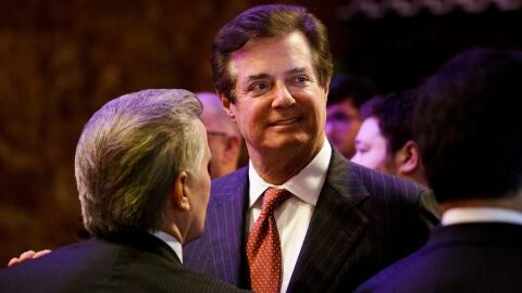 El exjefe de campa&ntilde;a del presidente Donald Trump, Paul Manafort. 