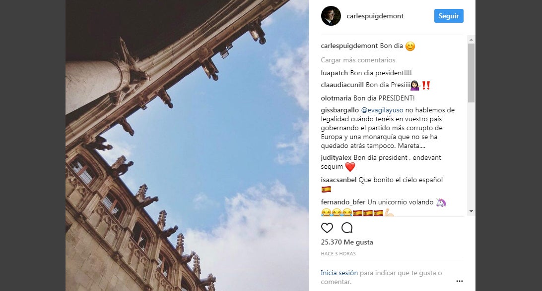 Personas físicas: Puigdemont juega al despiste sobre su paradero Personas físicas: Puigdemont juega al despiste sobre su paradero