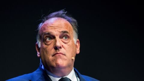 El presidente de LaLiga, Javier Tebas