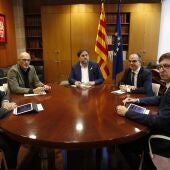Reunión entre Junqueras y otros miembros cesados del Govern