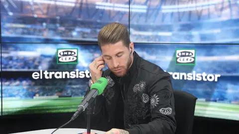 El jugador del Real Madrid, Sergio Ramos, en Onda Cero El jugador del Real Madrid, Sergio Ramos, en Onda Cero