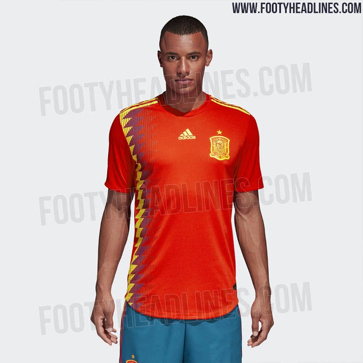 Se filtra la posible camiseta de España para el Mundial de Rusia 2018 Se filtra la posible camiseta de España para el Mundial de Rusia 2018