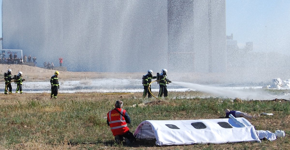 Los resultados del simulacro de accidente aéreo en Elche se evalúan la próxima semana Los resultados del simulacro de accidente aéreo en Elche se evalúan la próxima semana