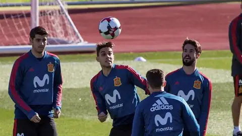 La Selección española se entrena en la Ciudad del Fútbol de Las Rozas. La Selección española se entrena en la Ciudad del Fútbol de Las Rozas.