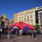 España llega a Málaga: la Plaza de la Constitución acoge la fan zone