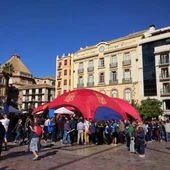 España llega a Málaga: la Plaza de la Constitución acoge la fan zone España llega a Málaga: la Plaza de la Constitución acoge la fan zone