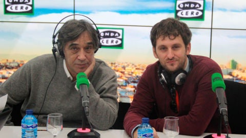 Agust&iacute;n D&iacute;az Yanes y Ra&uacute;l Ar&eacute;valo durante una entrevista en Onda Cero
