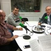 José Luis Álvarez, José Gabriel Lastra y Vicente Rodríguez
