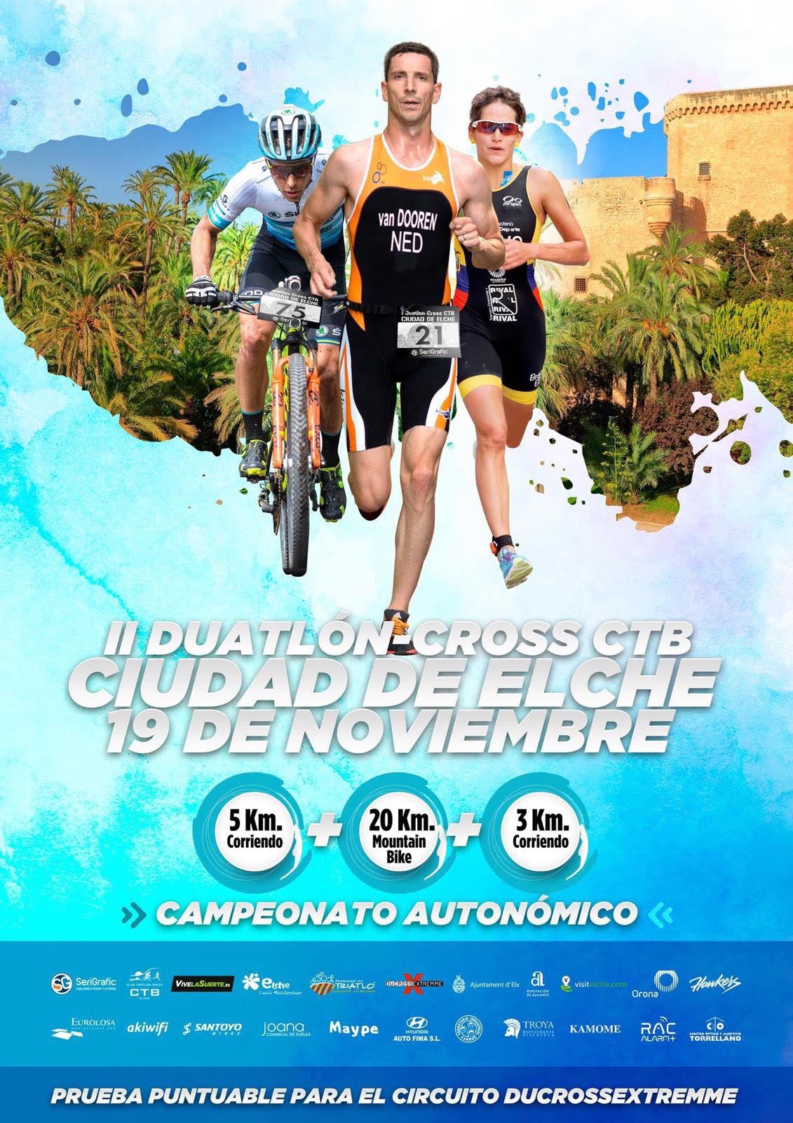 El campeonato autonómico de duatlón se celebrará el 19 de noviembre en Elche El campeonato autonómico de duatlón se celebrará el 19 de noviembre en Elche