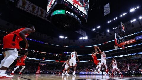 Vista general del United Center de Chicago