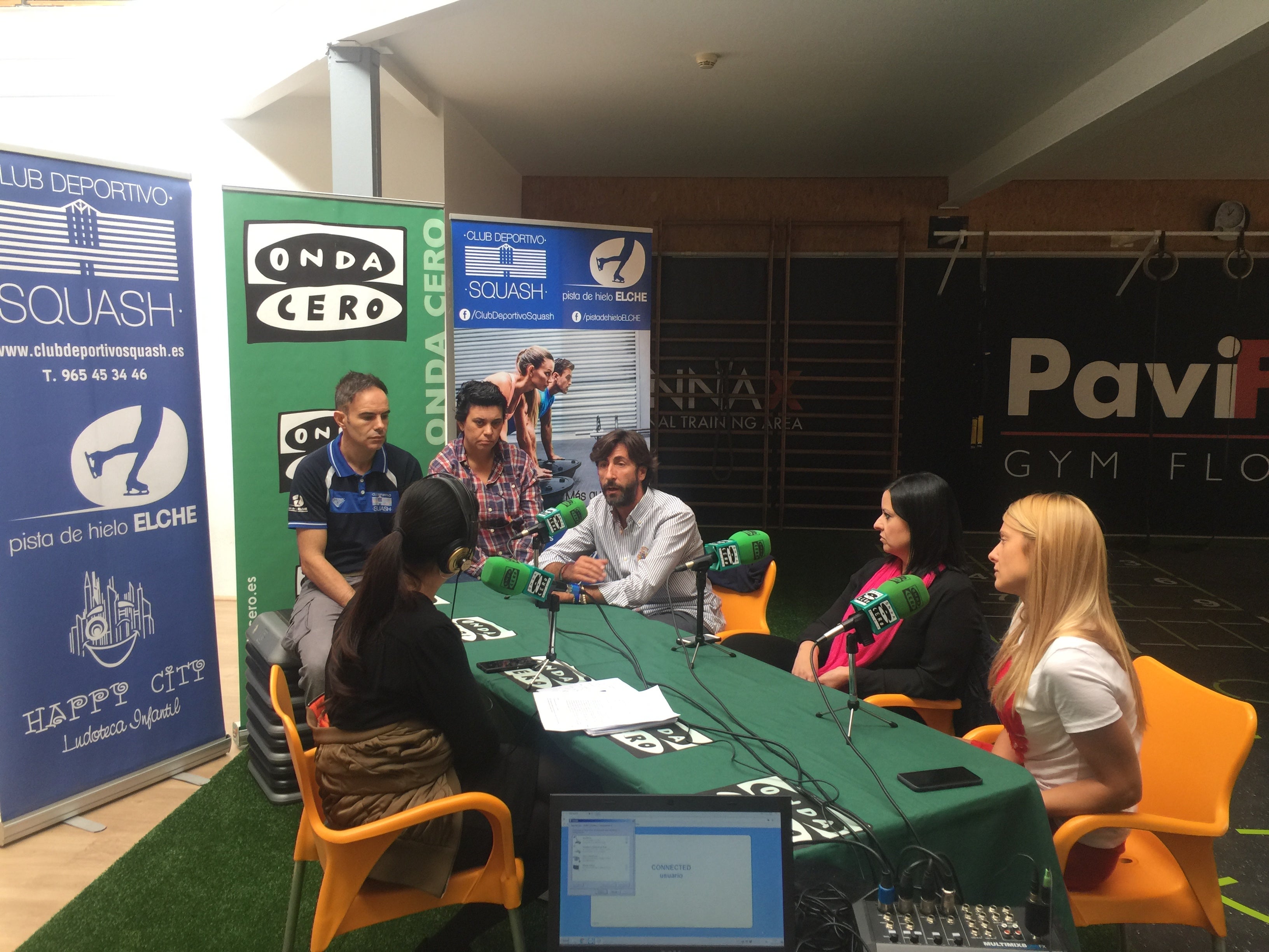 Onda Cero Elche, con el Club Deportivo Squash Onda Cero Elche, con el Club Deportivo Squash