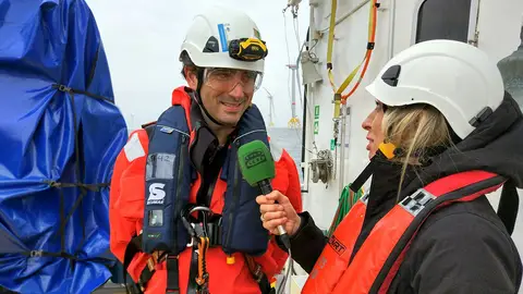 El responsable de Seguridad y Salud, Calidad y Medioambiente de Iberdrola en Wikinger, Pablo Temiño El responsable de Seguridad y Salud, Calidad y Medioambiente de Iberdrola en Wikinger, Pablo Temiño