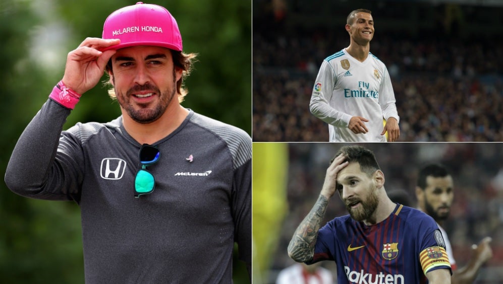 Fernando Alonso: "Cristiano Ronaldo es mejor que Messi" Fernando Alonso: "Cristiano Ronaldo es mejor que Messi"