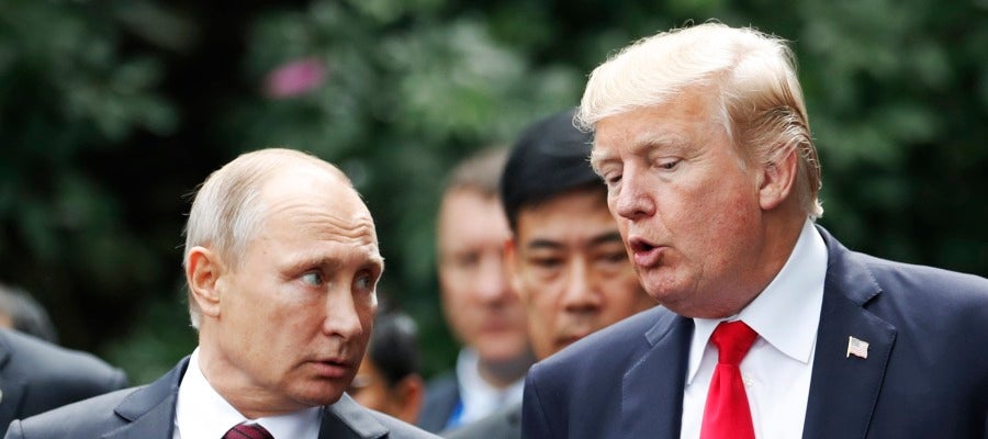 Los presidentes de Rusia, Vladímir Putin, y Estados Unidos, Donald Trump Los presidentes de Rusia, Vladímir Putin, y Estados Unidos, Donald Trump