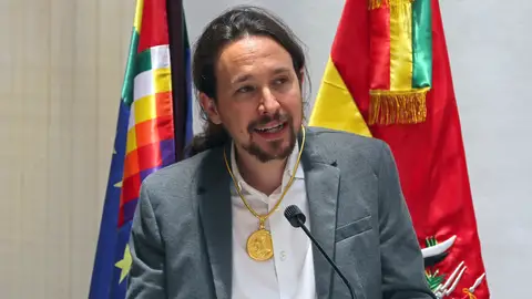 El secretario general del partido Podemos, Pablo Iglesias El secretario general del partido Podemos, Pablo Iglesias