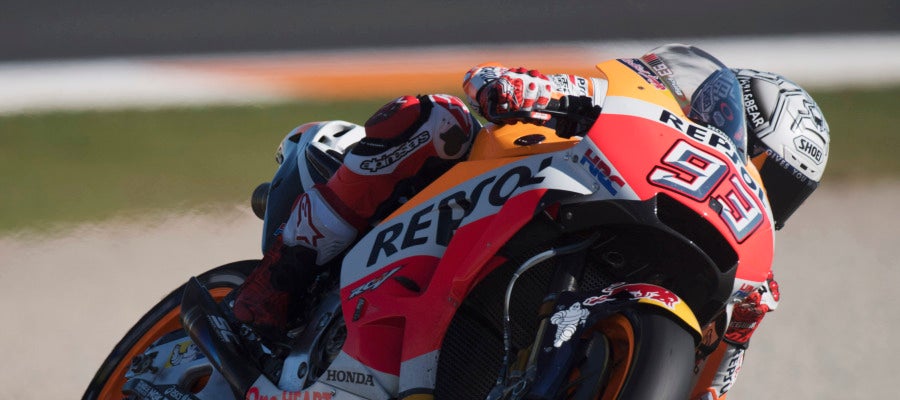 Marc Márquez, en el circuito de Cheste Marc Márquez, en el circuito de Cheste