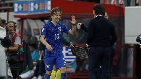 Modric, feliz tras lograr el billete al Mundial de Rusia