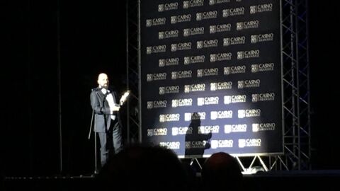 David del Cura recibiendo la Antena de Oro