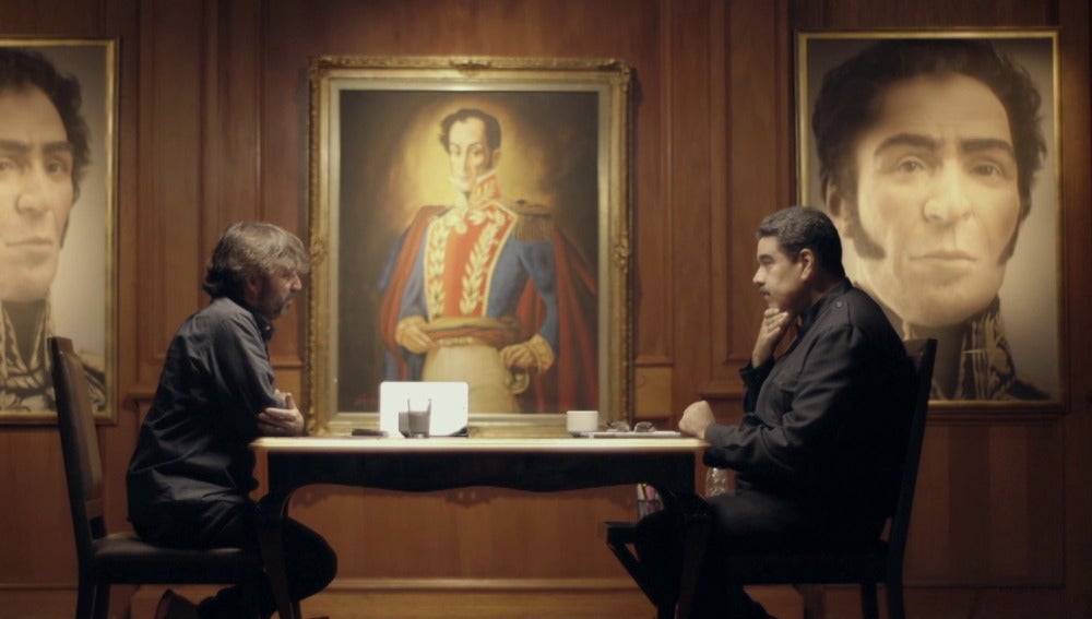 Jordi Évole y Nicolás Maduro