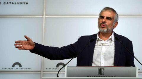 El portavoz de Ciudadanos en el Parlament, Carlos Carrizosa
