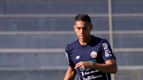  El jugador de la selecci&oacute;n de f&uacute;tbol de Costa Rica, &Oacute;scar Duarte