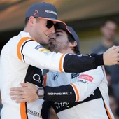 Fernando Alonso, junto a Vandoorne Fernando Alonso, junto a Vandoorne