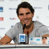 Nadal, durante una rueda de prensa Nadal, durante una rueda de prensa