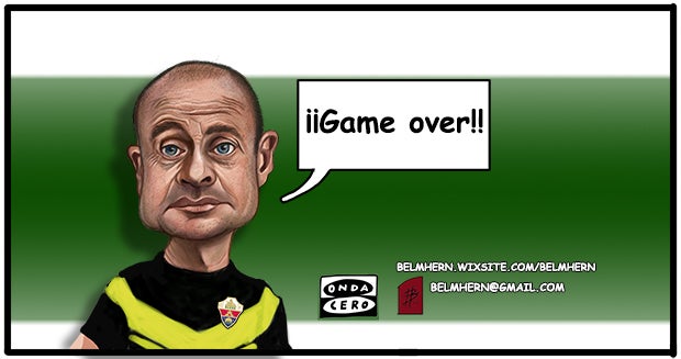 La destitución de Vicente Mir en el Elche, por David Marín La destitución de Vicente Mir en el Elche, por David Marín