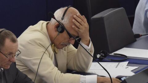 El eurodiputado polaco, Janusz Korwin-Mikke
