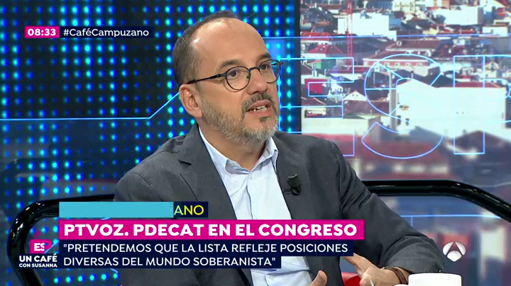 Carles Campuzano asegura que defendió "ir al escenario electoral antes que la declaración de independencia" Carles Campuzano asegura que defendió "ir al escenario electoral antes que la declaración de independencia"