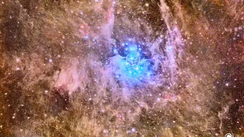 Una imagen de Las Pléyades captada desde Canarias, foto del día en la NASA Una imagen de Las Pléyades captada desde Canarias, foto del día en la NASA