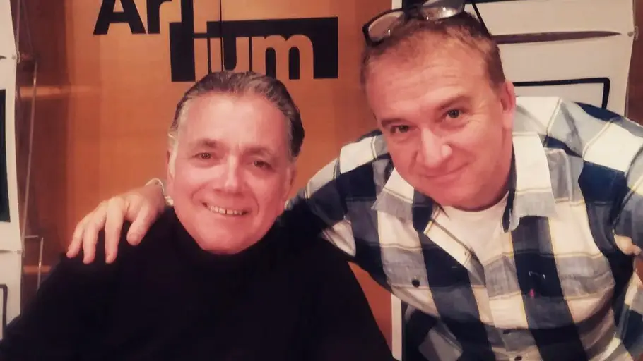 El humorista Óscar Terol con Juan Ramón Lucas El humorista Óscar Terol con Juan Ramón Lucas