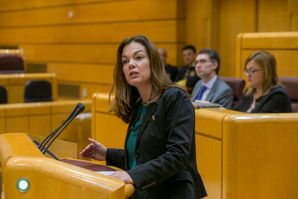 María José López Santana: "Me parece una ofensa que me digan que opto a ir la huelga porque hay un hombre que la ha ideado" María José López Santana: "Me parece una ofensa que me digan que opto a ir la huelga porque hay un hombre que la ha ideado"