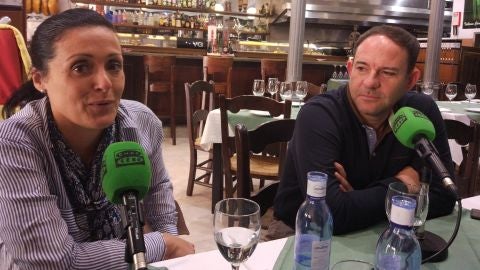 Pepa Moreno y Diego Carrrasco, del Rinc&oacute;n Fertilidad Balonmano Costa del Sol