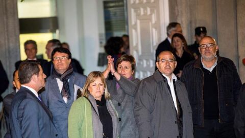 Nuet, Corominas, Guin&oacute;, Sim&oacute; y Barrufet en el Tribunal Supremo