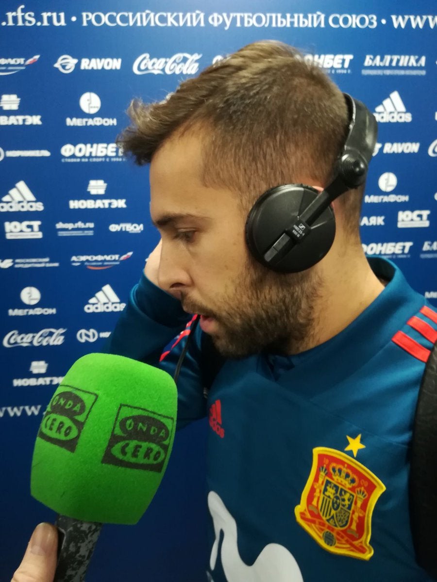 Jordi Alba: "Estoy como en mi etapa de 2012 o mejor" Jordi Alba: "Estoy como en mi etapa de 2012 o mejor"