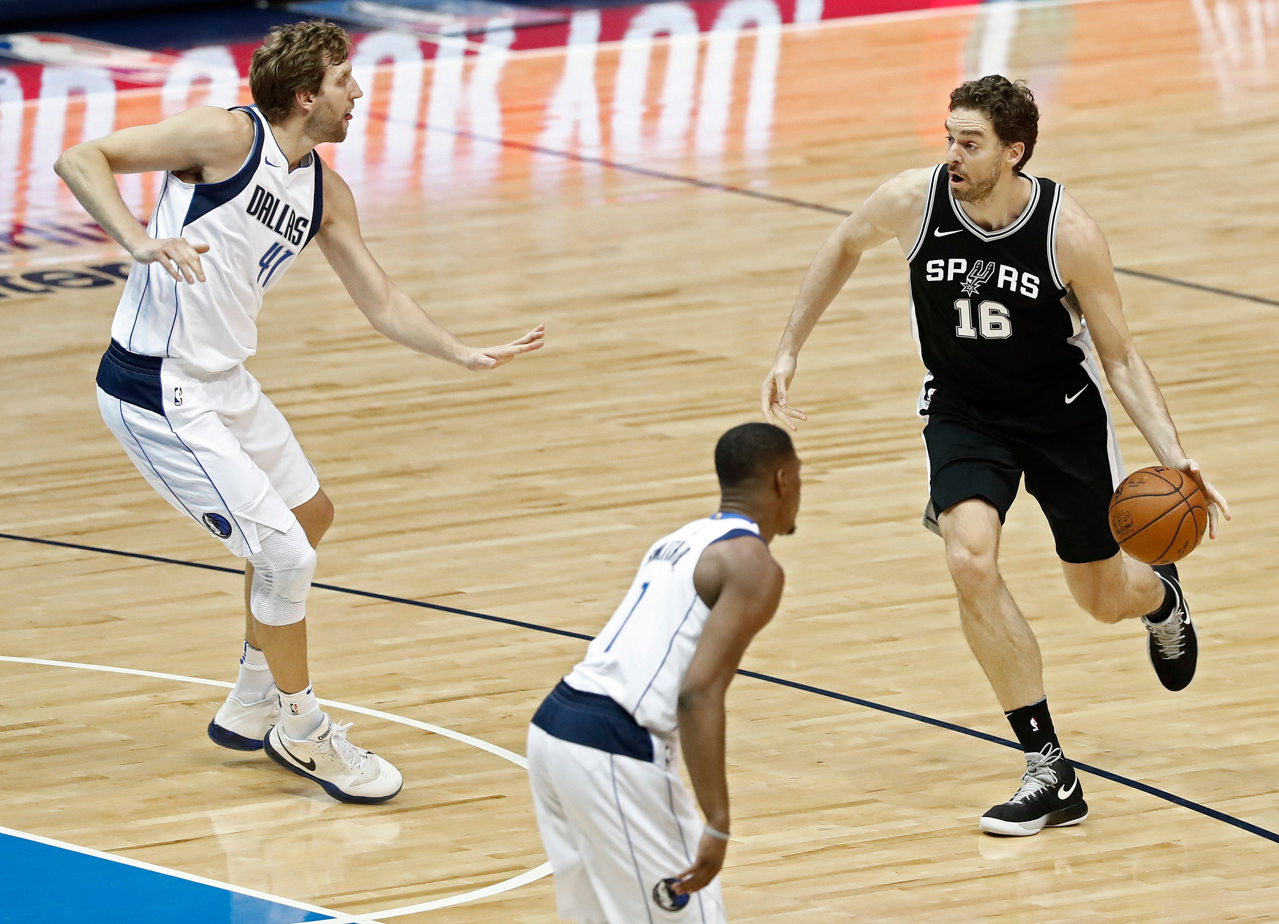 Los Spurs de Pau Gasol se imponen a domicilio a los Maverick Dallas Los Spurs de Pau Gasol se imponen a domicilio a los Maverick Dallas
