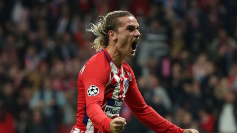 Griezmann celebra un gol con el Atl&eacute;tico de Madrid