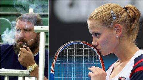 Damir Dokic y Jelena Dokic