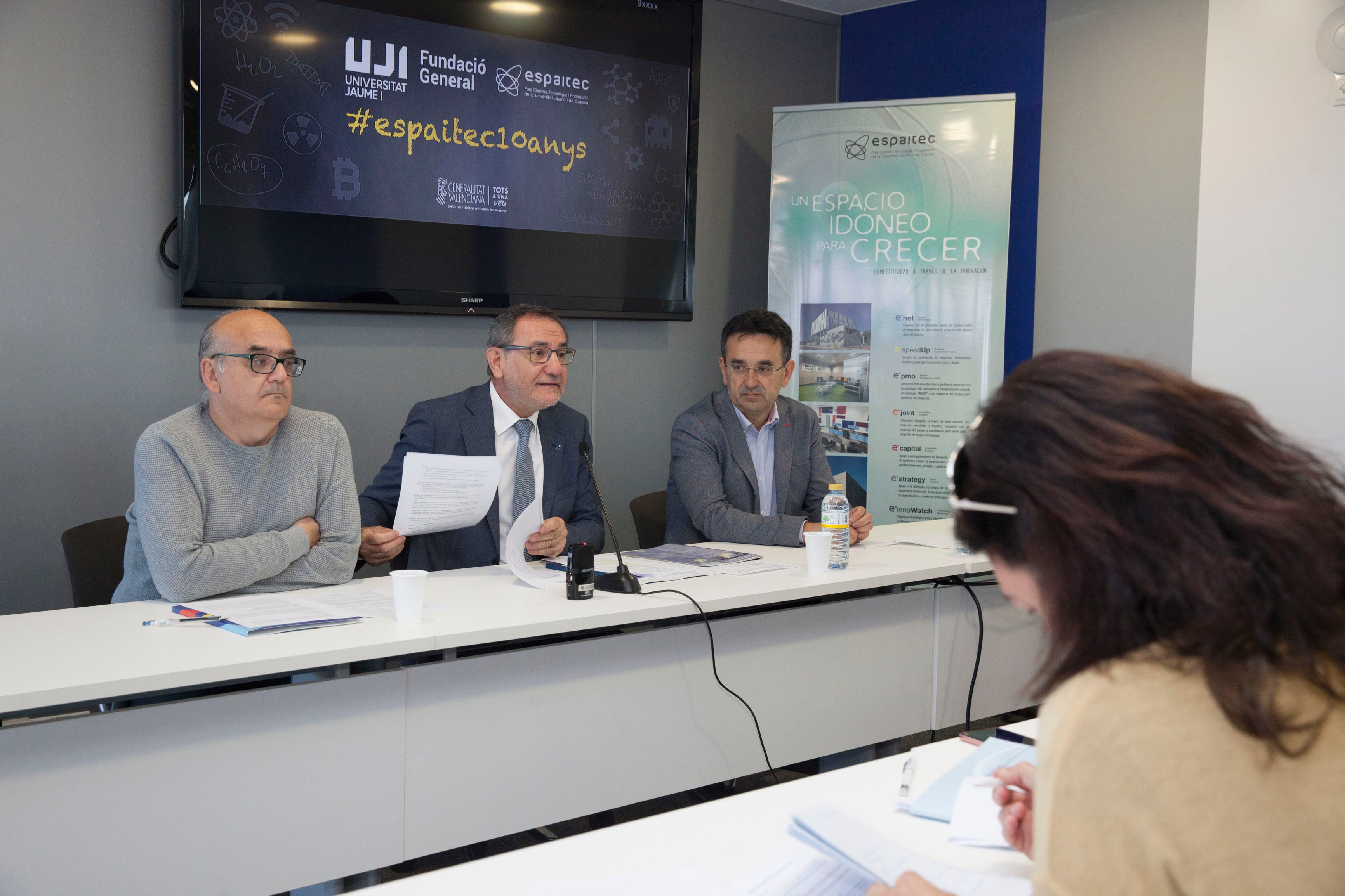Espaitec cumple 10 años con el reto de convertirse en punto de transferencia del conocimiento y el sector empresarial Espaitec cumple 10 años con el reto de convertirse en punto de transferencia del conocimiento y el sector empresarial
