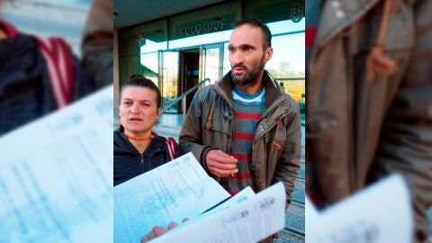 La pareja propietaria, esta ma&ntilde;ana a su salida de los juzgados de Lugo, donde la jueza les ha comunicado su decisi&oacute;n.