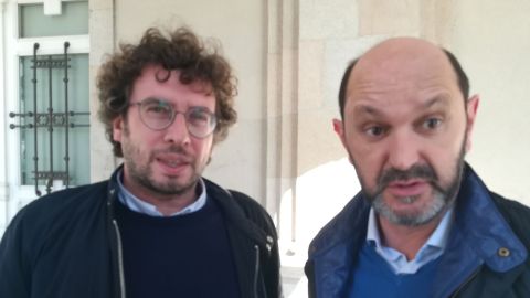 Sande, Concelleiro, e Louz&aacute;n, presidente de Real Federaci&oacute;n Galega de F&uacute;tbol