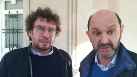 Sande e Louzán Sande, Concelleiro, e Louzán, presidente de Real Federación Galega de Fútbol