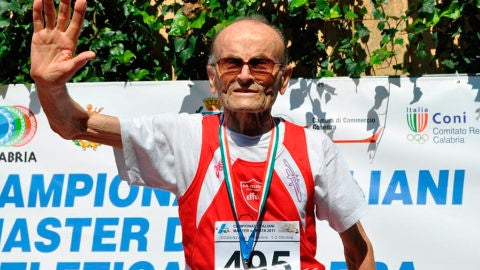Giuseppe Ottaviani, el atleta de 101 a&ntilde;os
