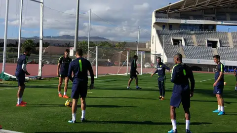 Entrenamiento del Málaga CF en el Ciudad de Málaga Entrenamiento del Málaga CF en el Ciudad de Málaga